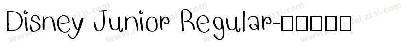 Disney Junior Regular字体转换